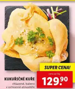 Lidl KUKUŘIČNÉ KUŘE, cena za 100 g nabídka