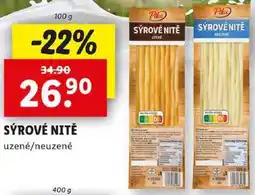 Lidl SÝROVÉ NITĚ, 100 g nabídka