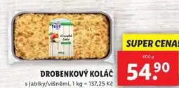 Lidl DROBENKOVÝ KOLÁČ, 400 g nabídka