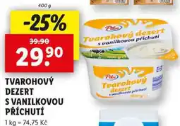 Lidl TVAROHOVÝ DEZERT S VANILKOVOU PŘÍCHUTÍ, 400 g nabídka