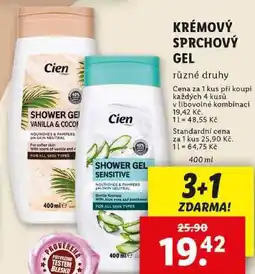 Lidl KRÉMOVÝ SPRCHOVÝ GEL, 400 ml nabídka