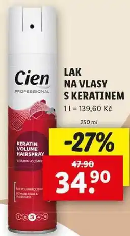 Lidl LAK NA VLASY S KERATINEM, 250 ml nabídka