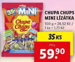 Lidl CHUPA CHUPS MINI LÍZÁTKA, 210 g nabídka