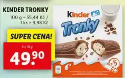 Lidl KINDER TRONKY, 5x 18 g nabídka