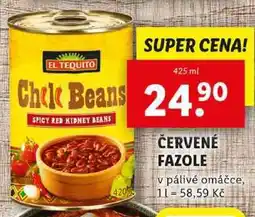 Lidl ČERVENÉ FAZOLE, 425 ml nabídka