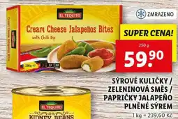 Lidl SÝROVÉ KULIČKY/ZELENINOVÁ SMĚS/PAPRIČKY JALAPEÑO PLNĚNÉ SÝREM, 250 g nabídka