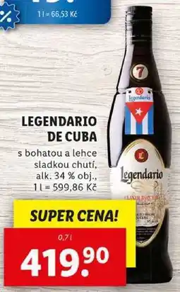 Lidl LEGENDARIO DE CUBA, 0,7 l nabídka