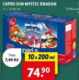 Lidl CAPRI-SUN MYSTIC DRAGON, 10x 200 ml nabídka