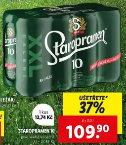Lidl STAROPRAMEN 10, 8x 0,5 l nabídka