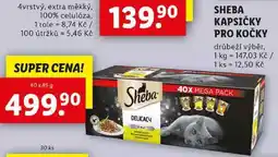 Lidl SHEBA KAPSIČKY PRO KOČKY, 40x 85 g nabídka