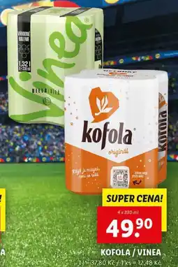Lidl KOFOLA/VINEA, 4x 330 ml nabídka