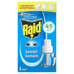Lidl Raid Komáři elektrický tekutá náplň 27ml nabídka