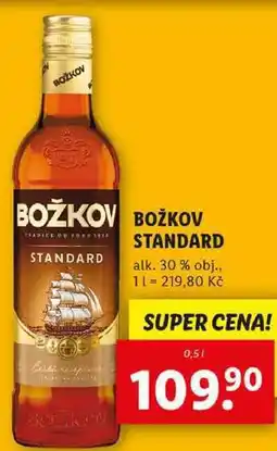 Lidl BOŽKOV STANDARD, 0,5 l nabídka