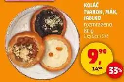 Penny Market KOLÁČ TVAROH, MÁK, JABLKO rozmrazeno, 80 g nabídka