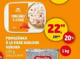 Penny Market POMAZÁNKA À LA KRAB KARLOVA KORUNA, 135 g nabídka