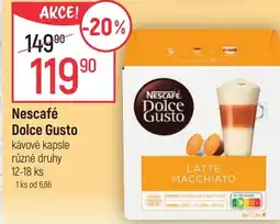 Globus Nescafé Dolce Gusto kávové kapsle nabídka