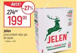 Globus Jelen prací prášek nebo gel nabídka
