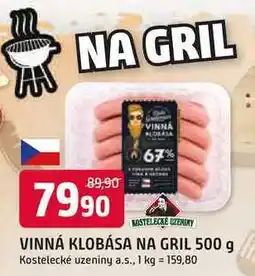 Trefa VINNÁ KLOBÁSA NA GRIL 500 g nabídka