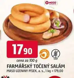 Trefa FARMÁŘSKÝ TOČENÝ SALÁM 100g nabídka
