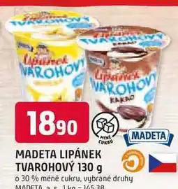 Trefa MADETA LIPÁNEK TVAROHOVÝ 130 g nabídka