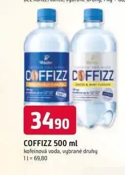 Trefa COFFIZZ 500 ml kofeinová voda nabídka