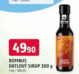 Trefa BOMBUS DATLOVÝ SIRUP 300 g nabídka