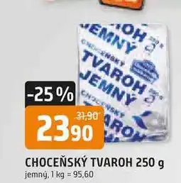 Trefa CHOCEŇSKÝ TVAROH 250 g nabídka