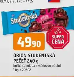Trefa ORION STUDENTSKÁ PEČEŤ 240 g nabídka