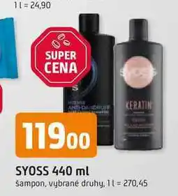 Trefa Syoss Šampon 440ml, vybrané druhy nabídka