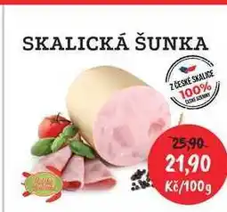 RABBIT řeznictví SKALICKÁ ŠUNKA Z ČESKÉ SKALICE 100g nabídka