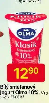Hruška Olma Klasik Smetanový bílý jogurt 150g nabídka