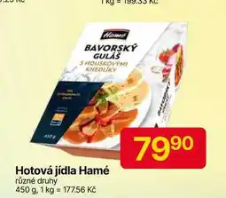 Hruška Hamé Hotová jídla 450g, vybrané druhy nabídka