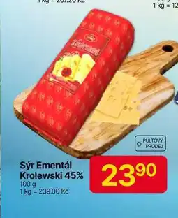 Hruška Krolewski Ementál 45 % 100g nabídka