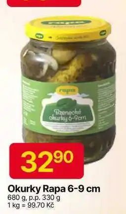 Hruška Okurky Rapa 6-9 cm 680 g, p.p. 330 g nabídka