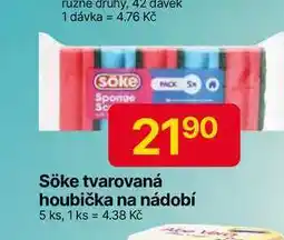 Hruška Söke tvarovaná houbička na nádobí 5 ks nabídka
