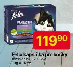 Hruška Felix kapsička pro kočky různé druhy, 12 × 85 g nabídka