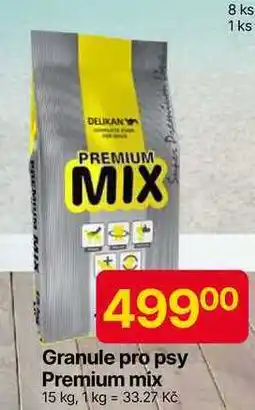 Hruška Delikan Granule pro psy Premium mix 15 kg nabídka