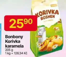 Hruška Bonbony Korivka karamela 205 g nabídka