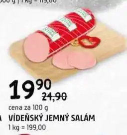Terno Vídeňský jemný salám 100g nabídka