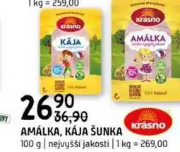 Terno Amálka kájas šunka 100 g nejvyšší jakosti nabídka