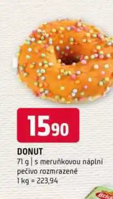 Terno Donut 71 g s meruňkovou náplní pečivo rozmrazené nabídka
