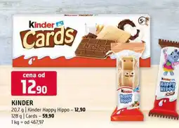 Terno Kinder Happy Hippo Cards 20,7g 128g nabídka