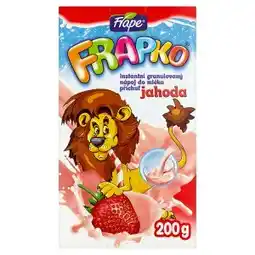 Terno Frape Frapko Instantní granulovaný nápoj do mléka příchuť jahoda 200g nabídka