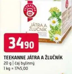 Terno Teekanne játra a žlučník 20 g čaj bylinný nabídka