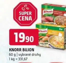 Terno Knorr bujon 60 g vybrané druhy nabídka