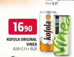 Terno Kofola Original vinea 330ml nabídka