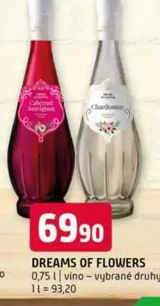 Terno Dreams of flowers 0,75l vino vybrané druhy nabídka
