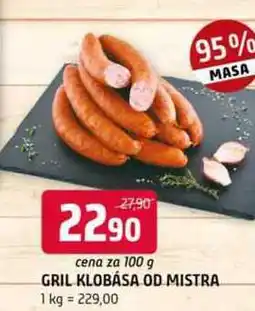 Terno Gril klobása od mistra 100g nabídka