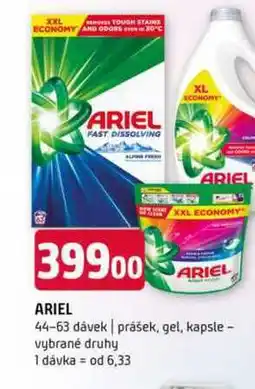 Terno Ariel 44-63 dávek prášek, gel, kapsle vybrané druhy nabídka