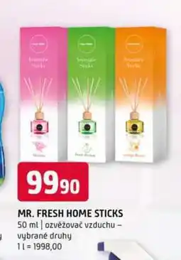 Terno MR. fresh home sticks 50 ml ozvěžovač vzduchu vybrané druhy nabídka
